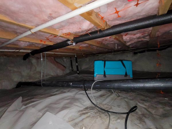 Cost of Crawl Space Water Remediation in Brick