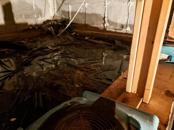 Cost of Crawlspace Water Cleanup in Brick